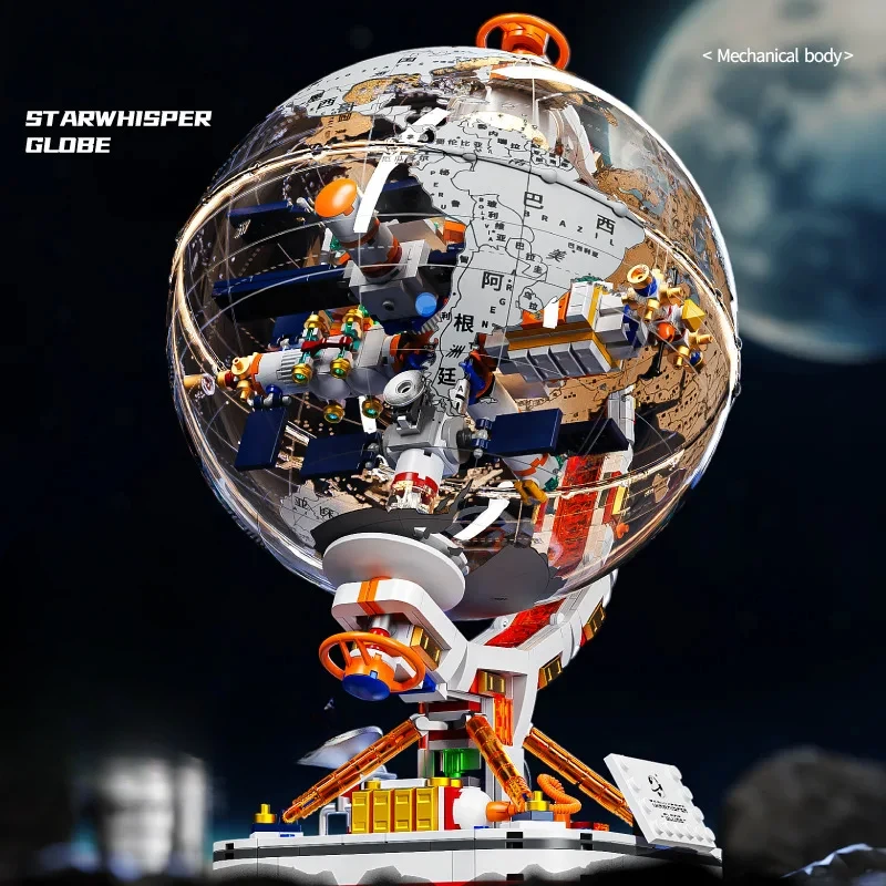 Solar System Orrery - Idea Technology Space Station Transparent Globe