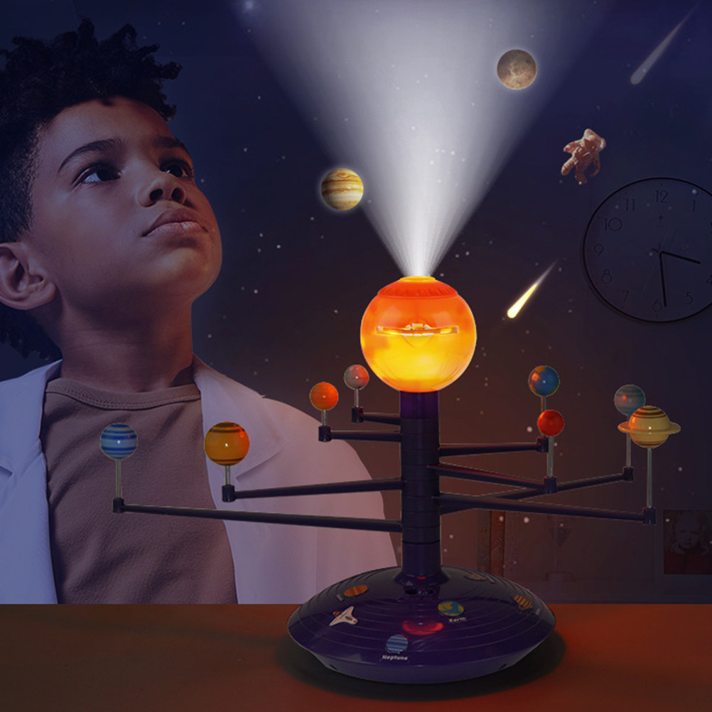 Solar System Orrery - 1Pcs Kids Orrery Voice Projector Educational