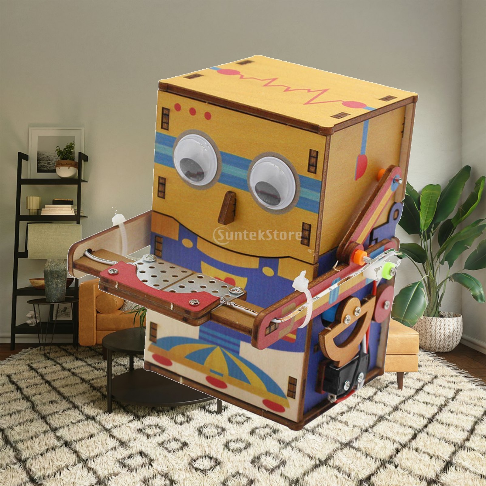 Science Project Robot - Wood Science Project Model Set Robot