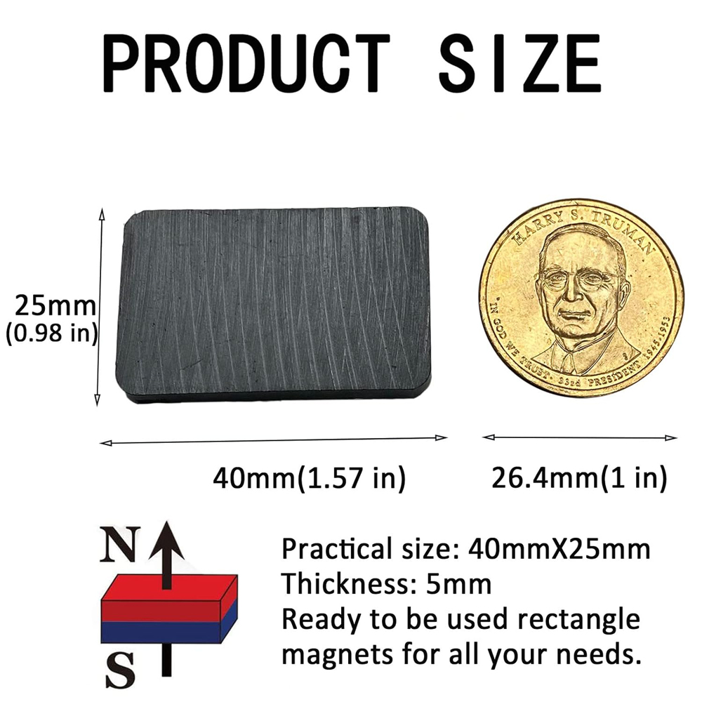 Ferrite Ceramic Blocks Magnets - Science And Hobby のレビューと価格