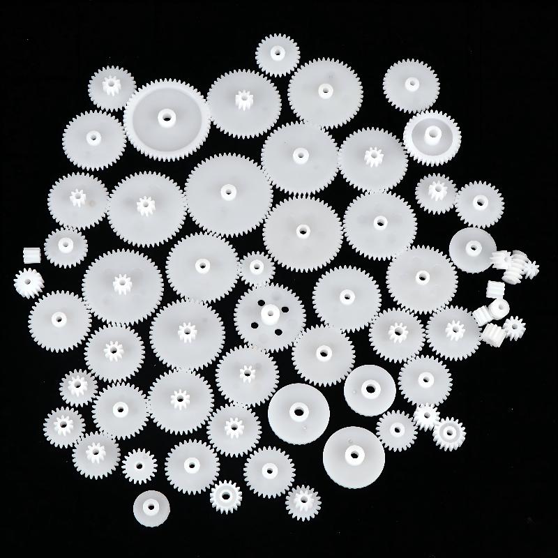 [BBA]58Pcs/set Plastic Gear Ki - Science Project Robot のレビューと価格