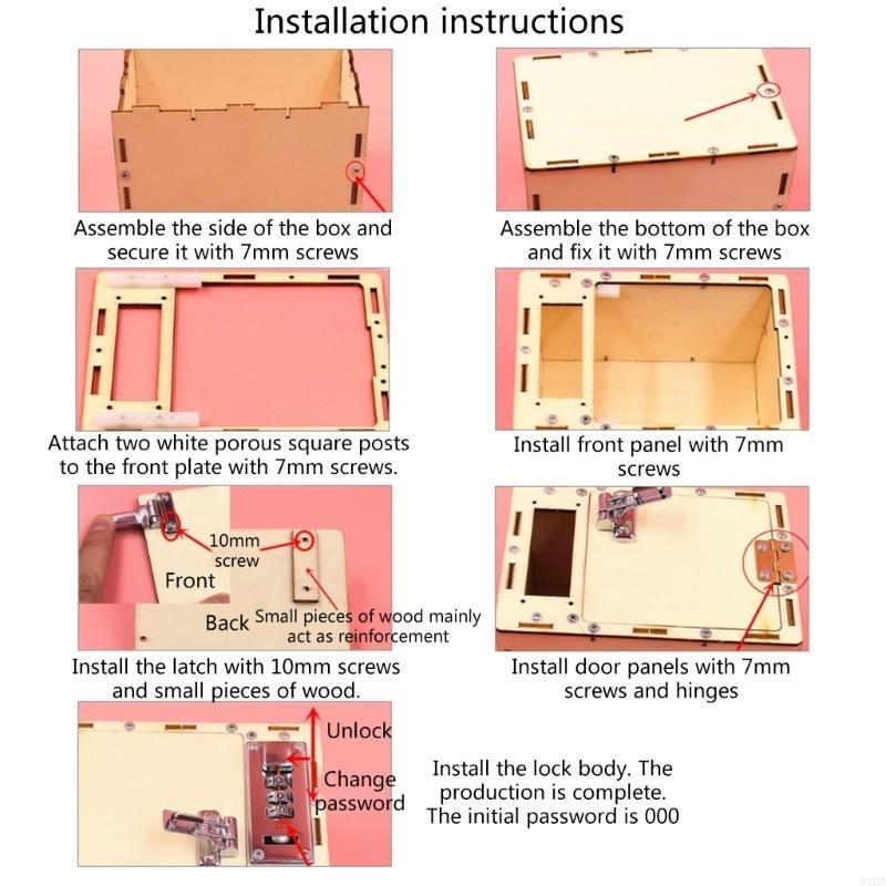 54DA DIY Strongbox Making Kits - Science Project Toys Making のレビューと価格