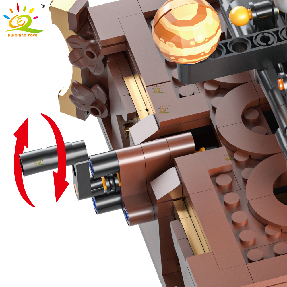 HUIQIBAO MOC Space Solar syste - Solar System Orrery のレビューと価格