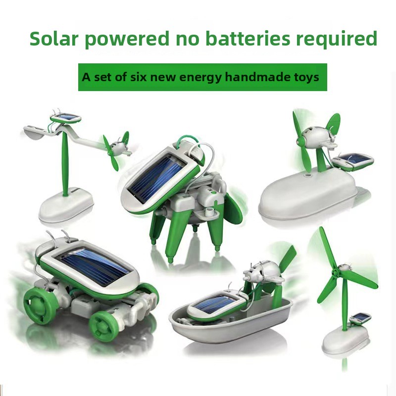 Robot Kits 6 in 1 DIY Solar Ro - Science Project Robot のレビューと価格