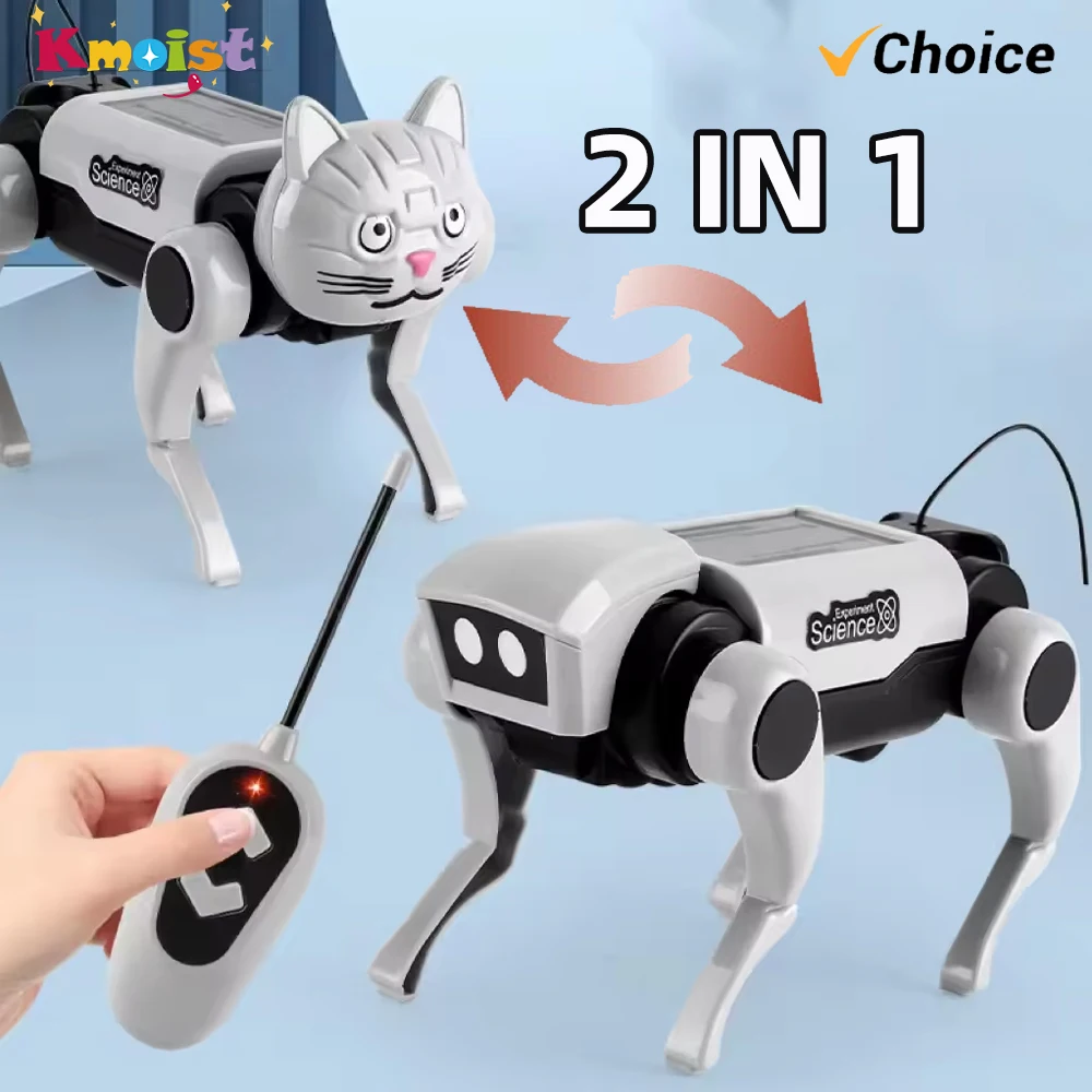 Solar Rc Robot Dog Kids Toy Sc - Science Project Robot のレビューと価格