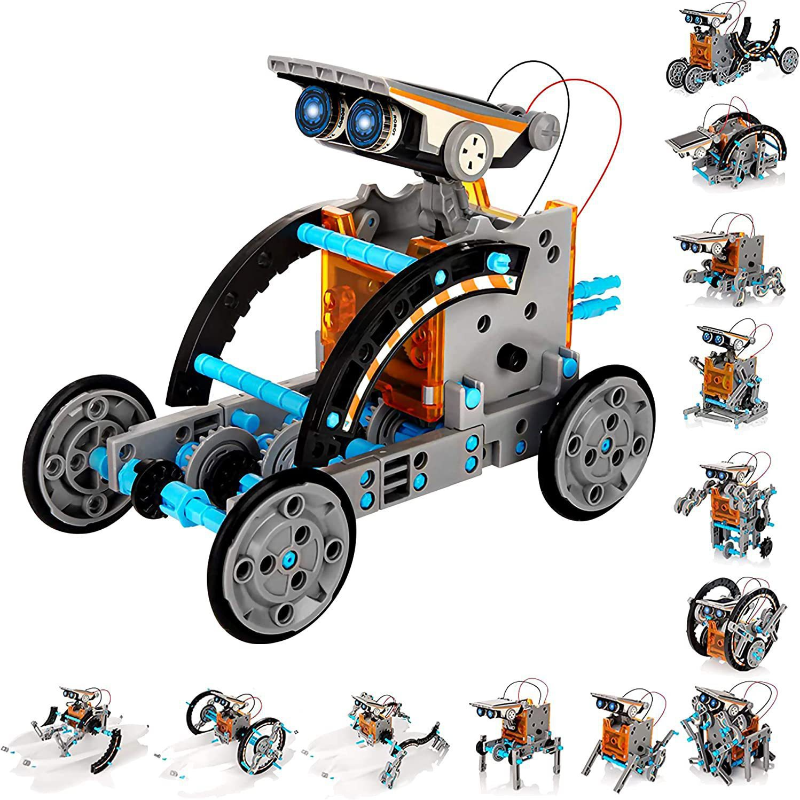 13-in-1 Solar Powered Robot Ki - Science Project Robot のレビューと価格