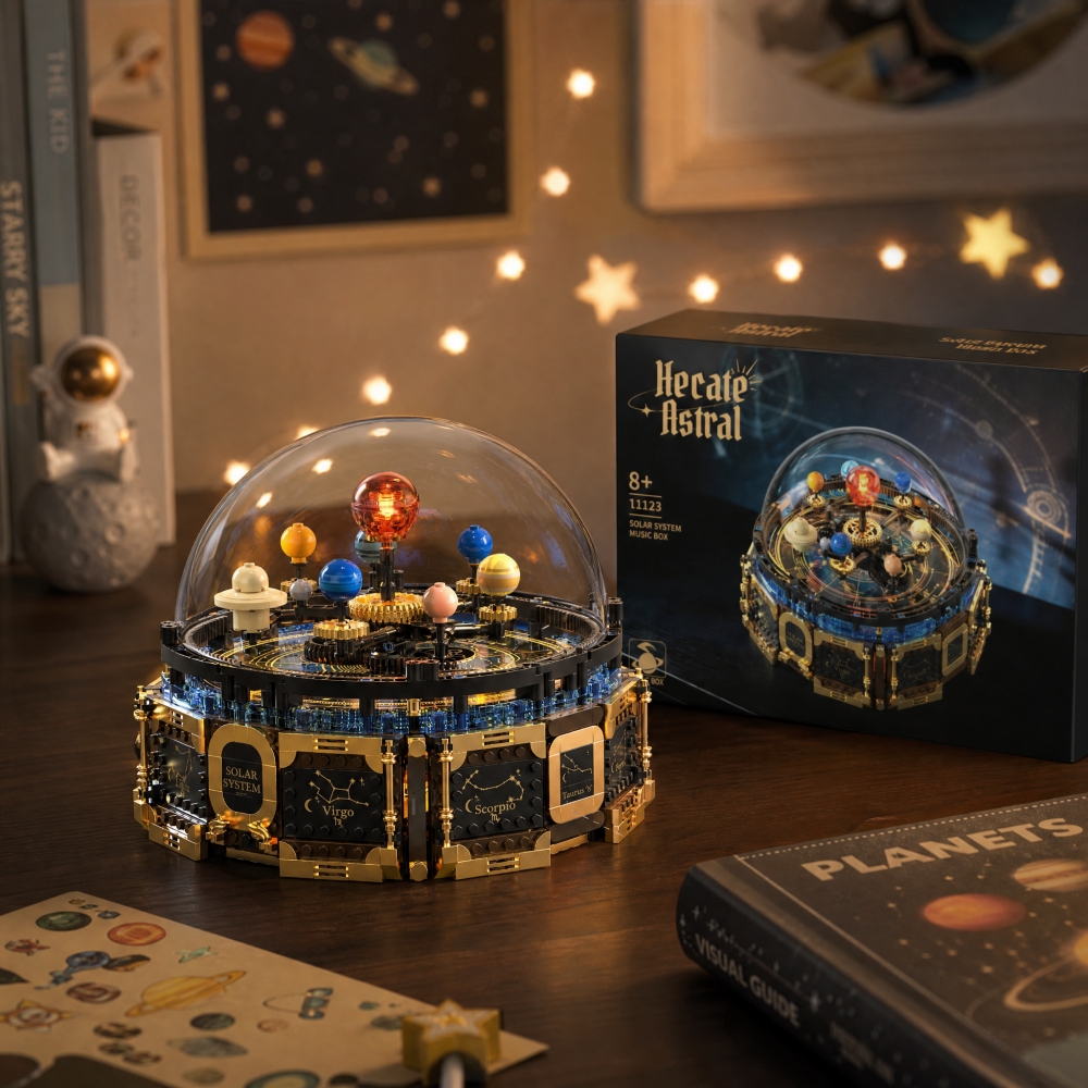 FUNXINEE NEW 967pcs Technical  - Solar System Orrery のレビューと価格