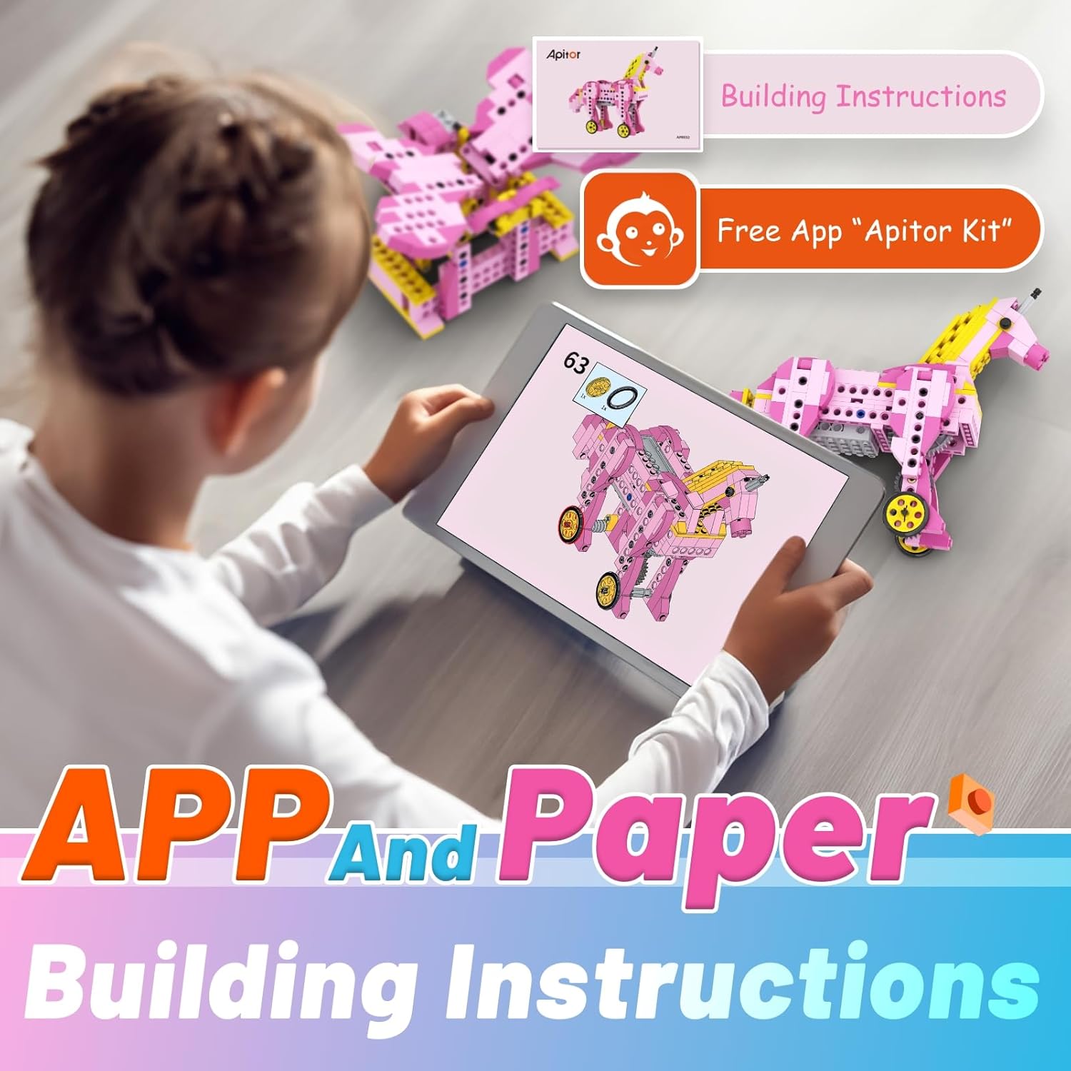 Apitor STEM Toys for Girls Gif - Science Toys のレビューと価格