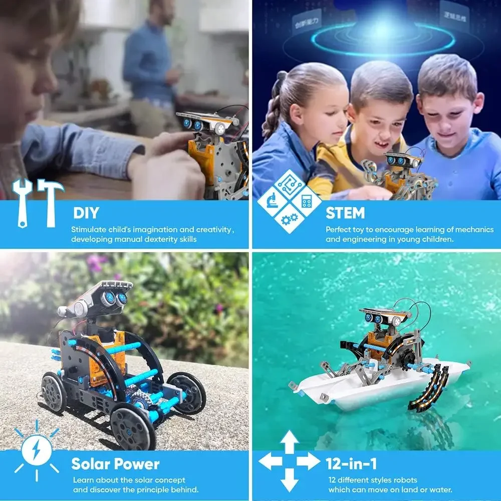 13-in-1 Education Solar Robot  - Science Project Robot のレビューと価格