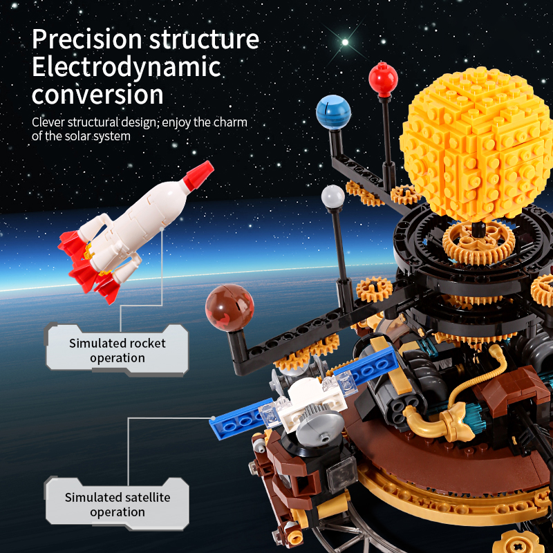 Solar System Building Sets Rot - Solar System Orrery のレビューと価格