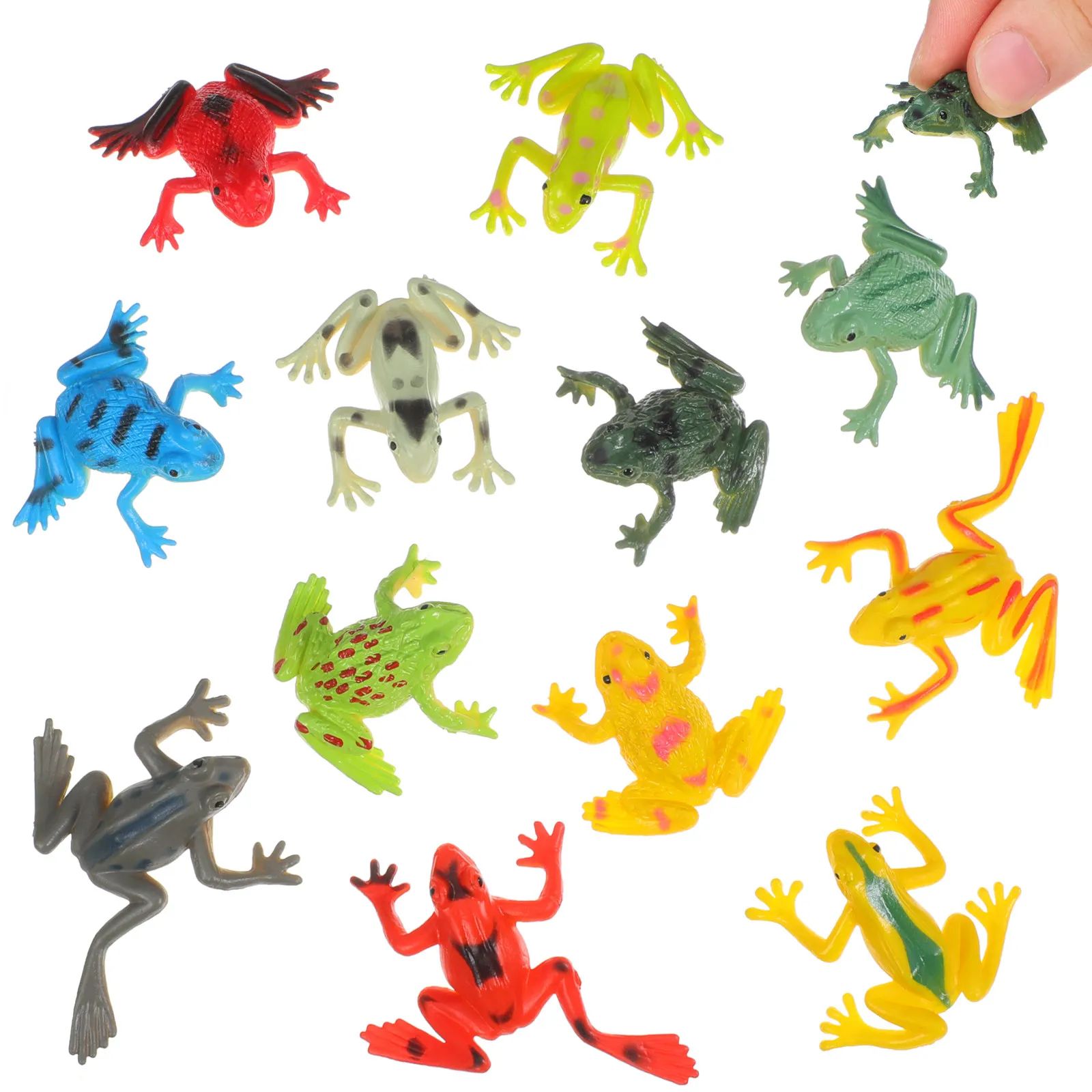 12Pcs Realistic Frogs Statue K - Science And Hobby のレビューと価格