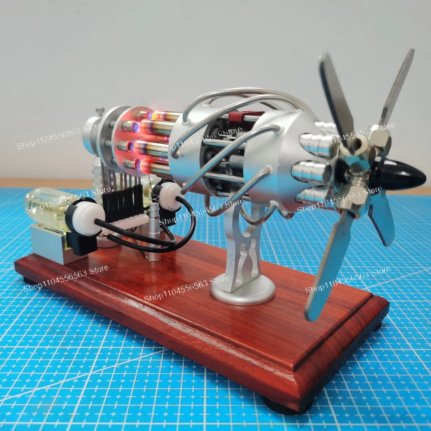 Hot Air 16-Cylinder Stirling E - Science Toys のレビューと価格