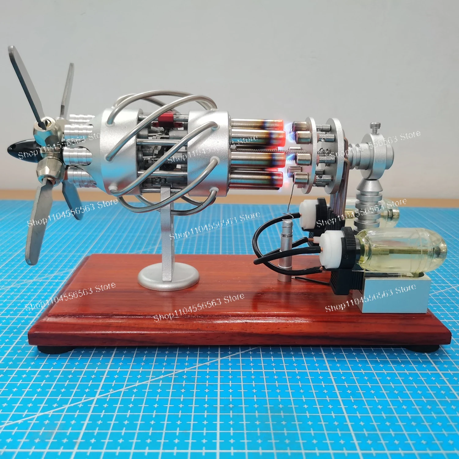 Hot Air 16-Cylinder Stirling E - Science Toys のレビューと価格