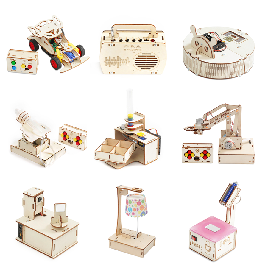 STEM DIY Car Radio Robot Light - Science Project Robot のレビューと価格