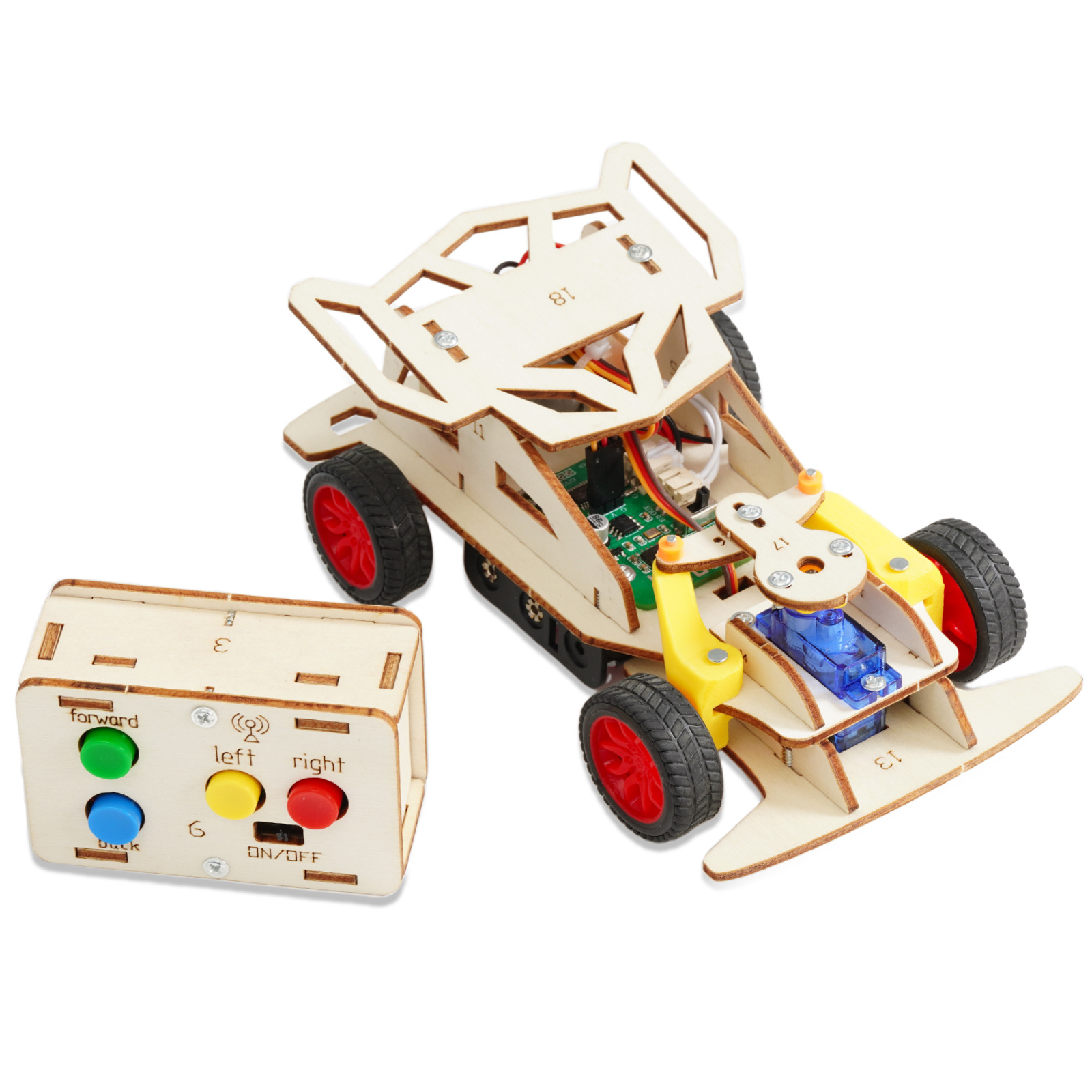 STEM DIY Car Radio Robot Light - Science Project Robot のレビューと価格