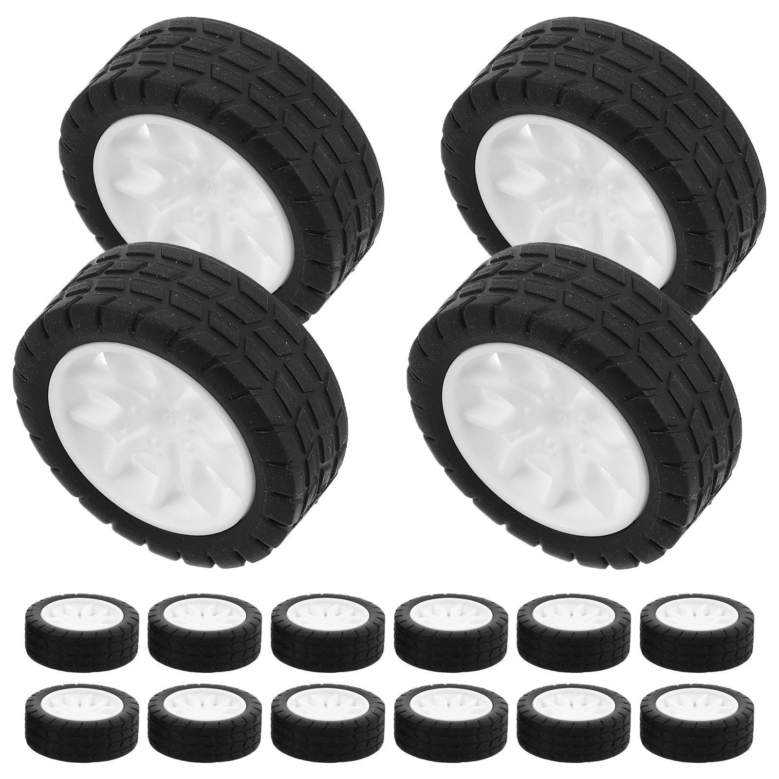 20Pcs Robot Car Wheels Rubber  - Science Project Robot のレビューと価格