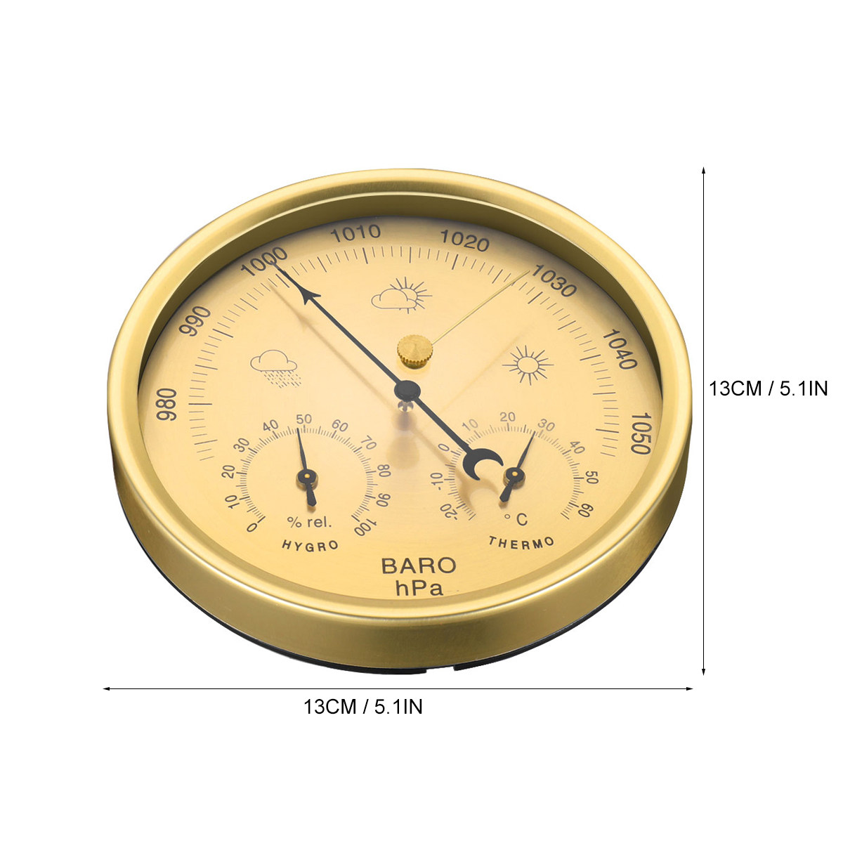 3-in-1 Analog Barometer Thermo - Barometer Analog Classic のレビューと価格