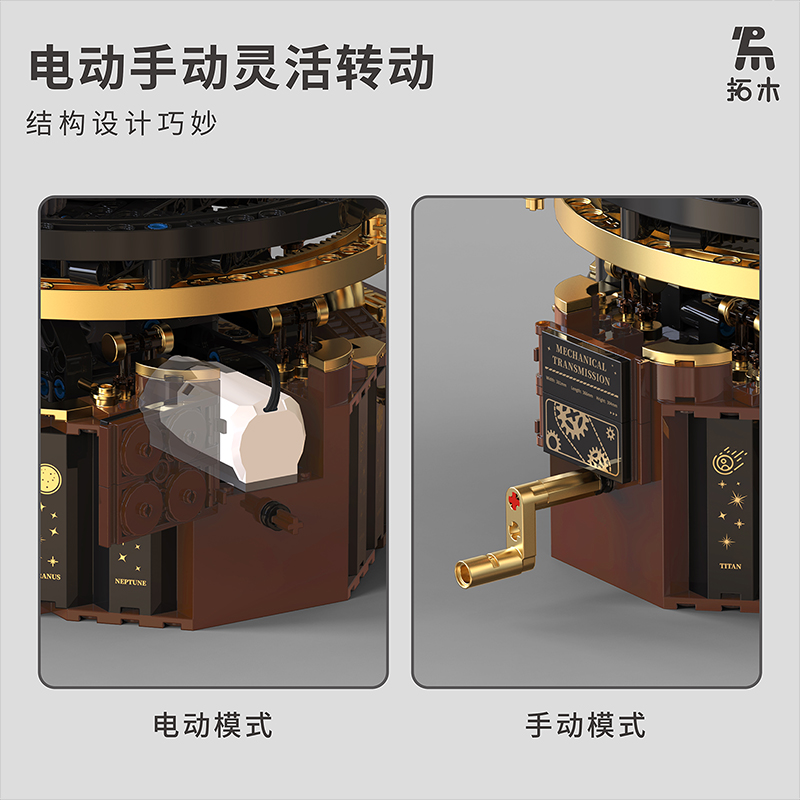 IN STOCK T2004 MOC Idea Space  - Solar System Orrery のレビューと価格