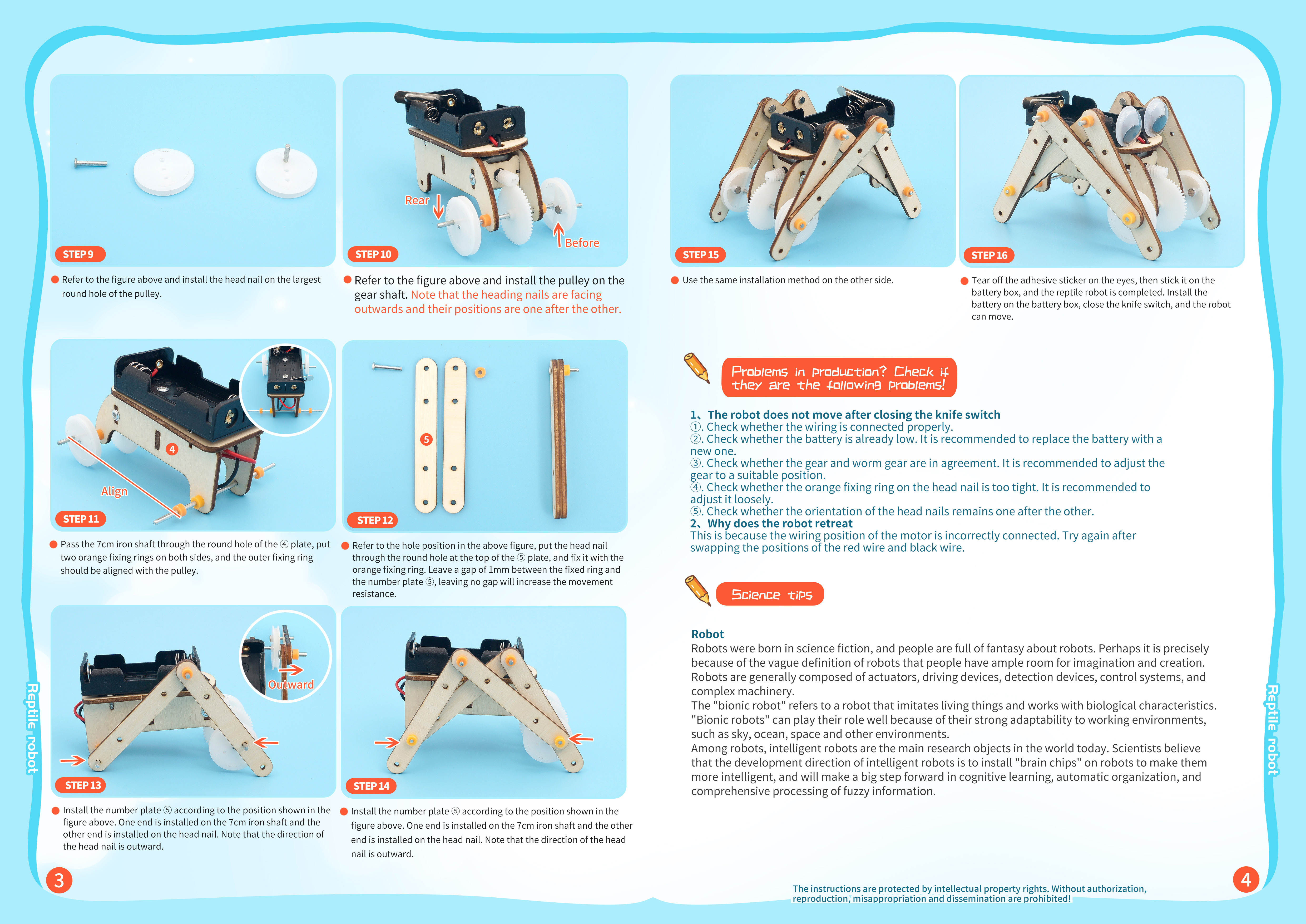 DIY Spider Robot STEM Toys Tec - Science Project Robot のレビューと価格