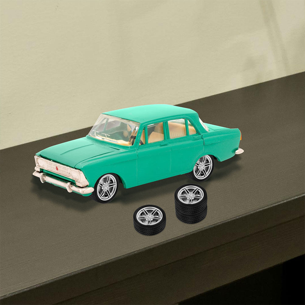 4Pcs Rubber Wheels Stable DIY  - Science Toys のレビューと価格
