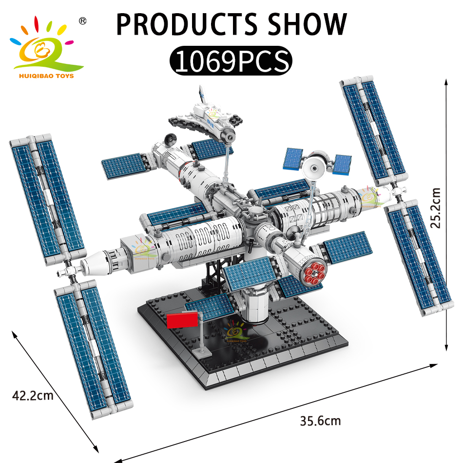 HUIQIBAO Space Station Buildin - Solar System Orrery のレビューと価格