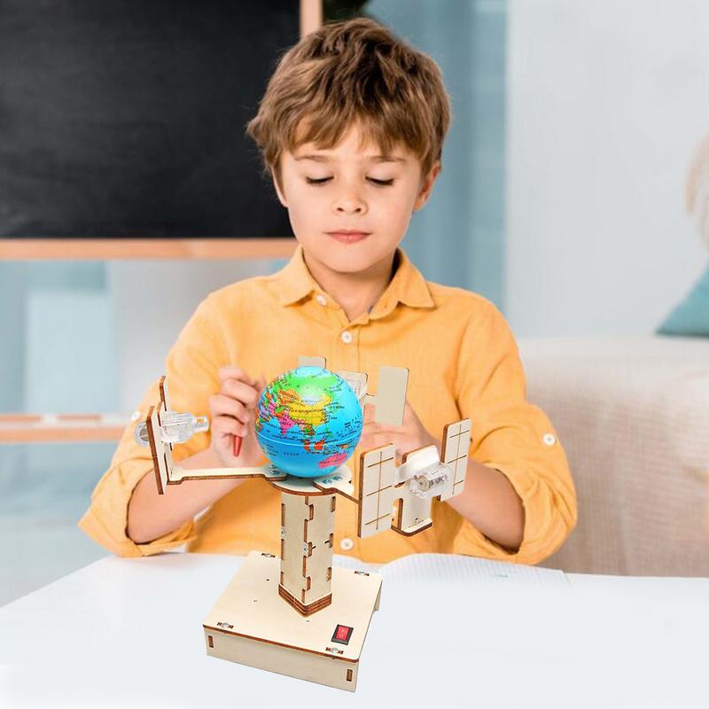 Wooden Satellite Model Making  - Science Project Toys Making のレビューと価格