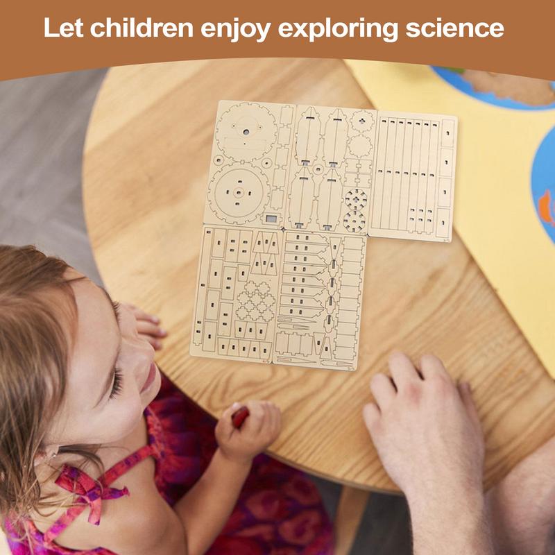 Wooden Satellite Model Making  - Science Project Toys Making のレビューと価格