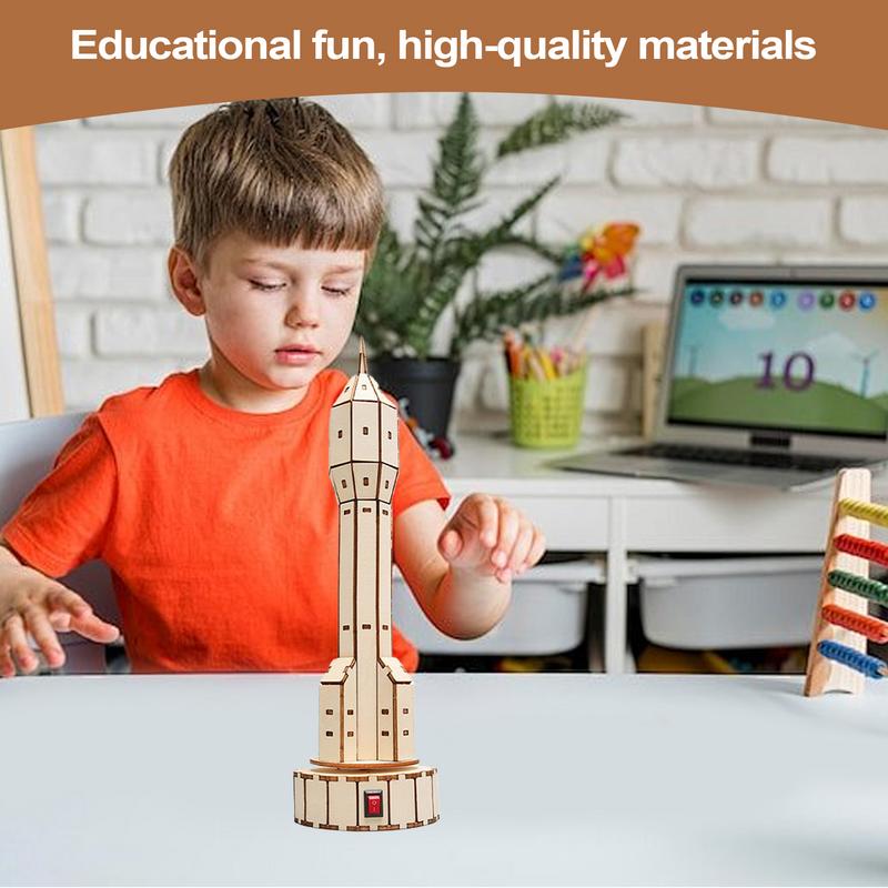 Wooden Satellite Model Making  - Science Project Toys Making のレビューと価格